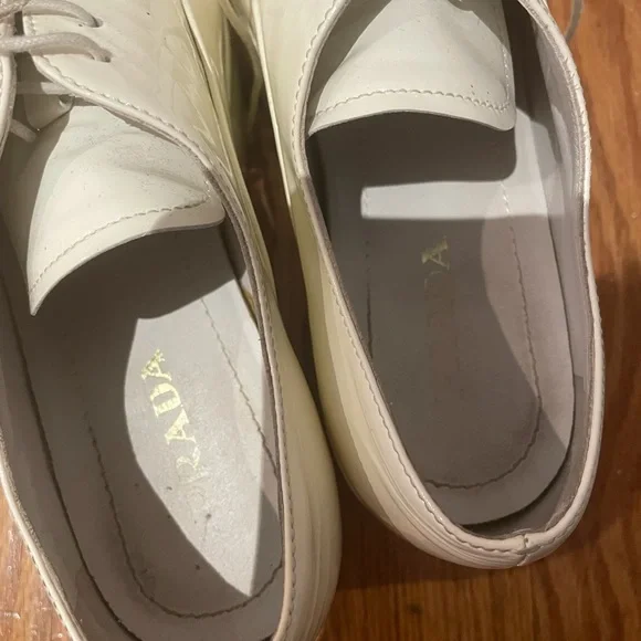 Prada black & white platform shoes - Picture 4 of 6